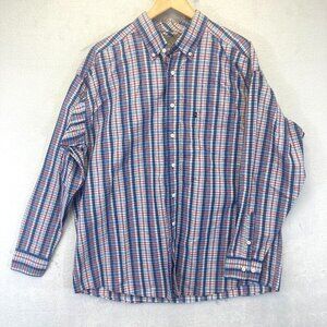 Panhandle Tuf Cooper‎ Performance Button Up Shirt Mens Large Long Sleeve Western
